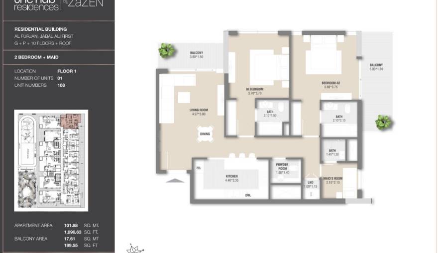 Plans The Hub Residences