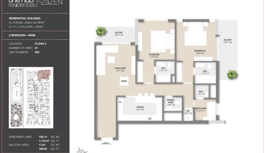 Plans The Hub Residences