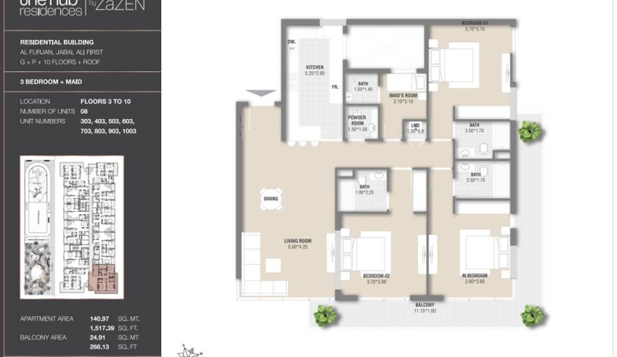 Plans The Hub Residences