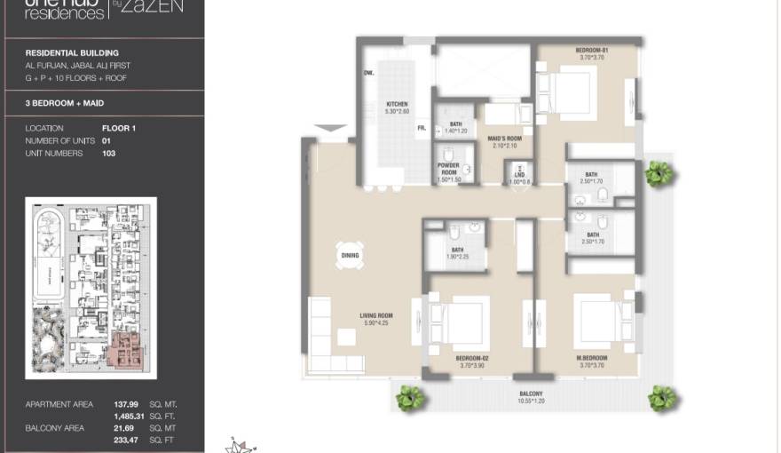 Plans The Hub Residences
