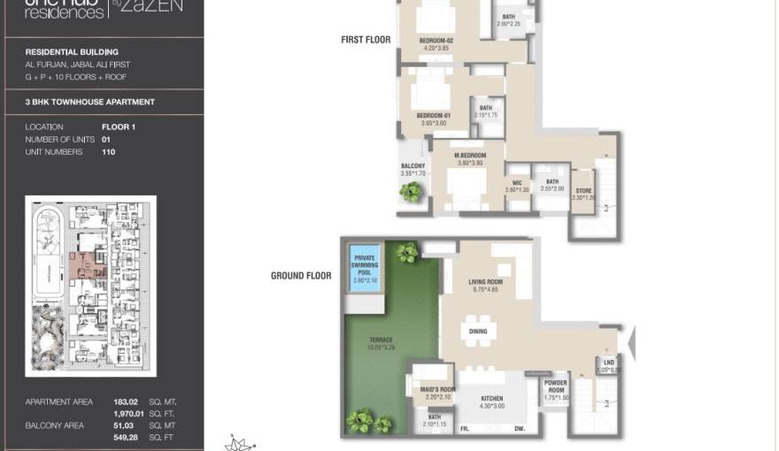 Plans The Hub Residences