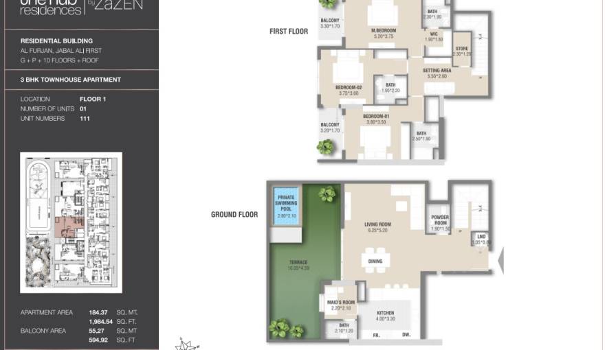 Plans The Hub Residences