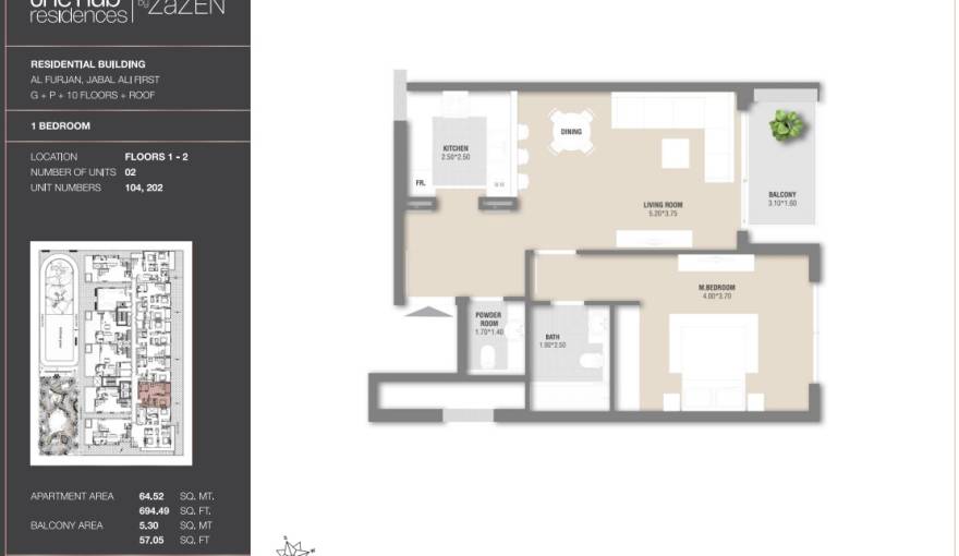 Plans The Hub Residences