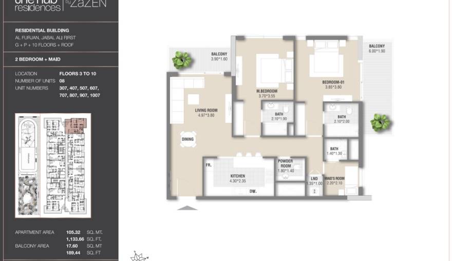 Plans The Hub Residences
