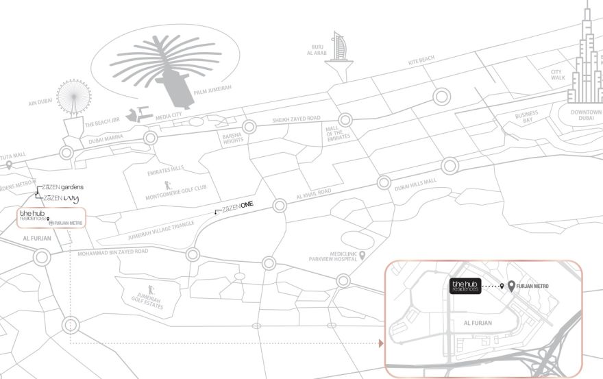 Site plan – The Hub Residences