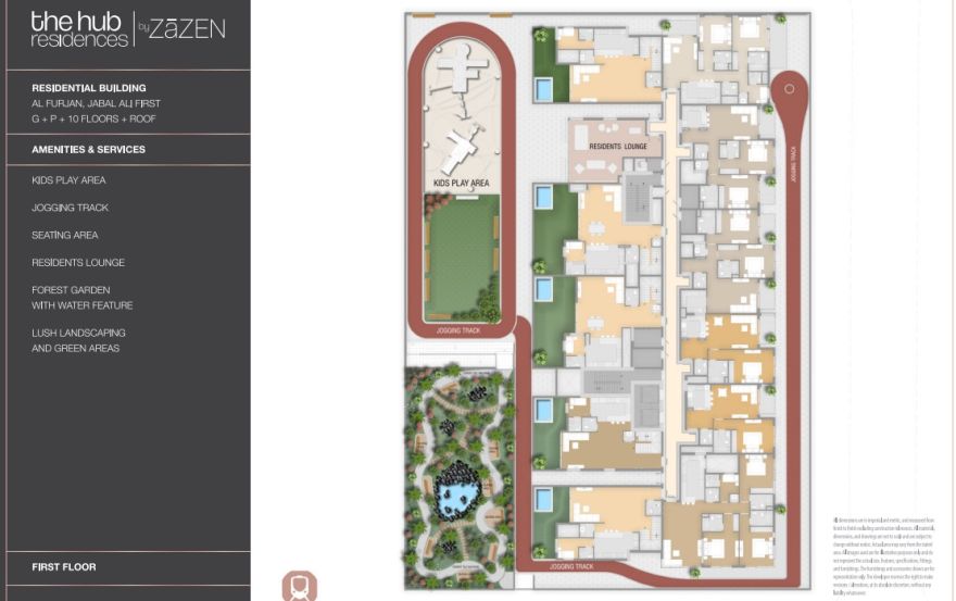 Site plan – The Hub Residences