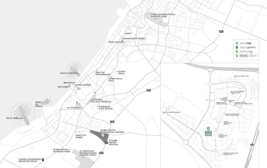 Site plan – Zazen Acacia Residences