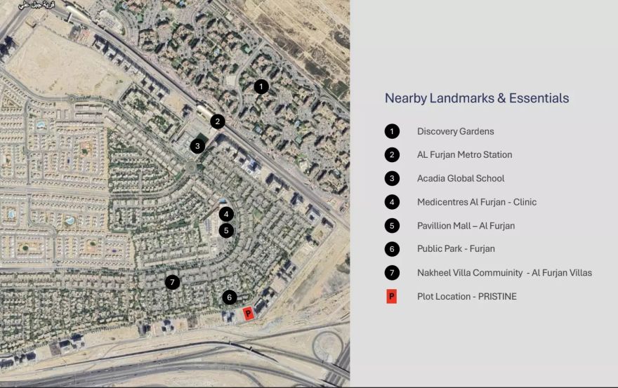 Site plan – Pristine