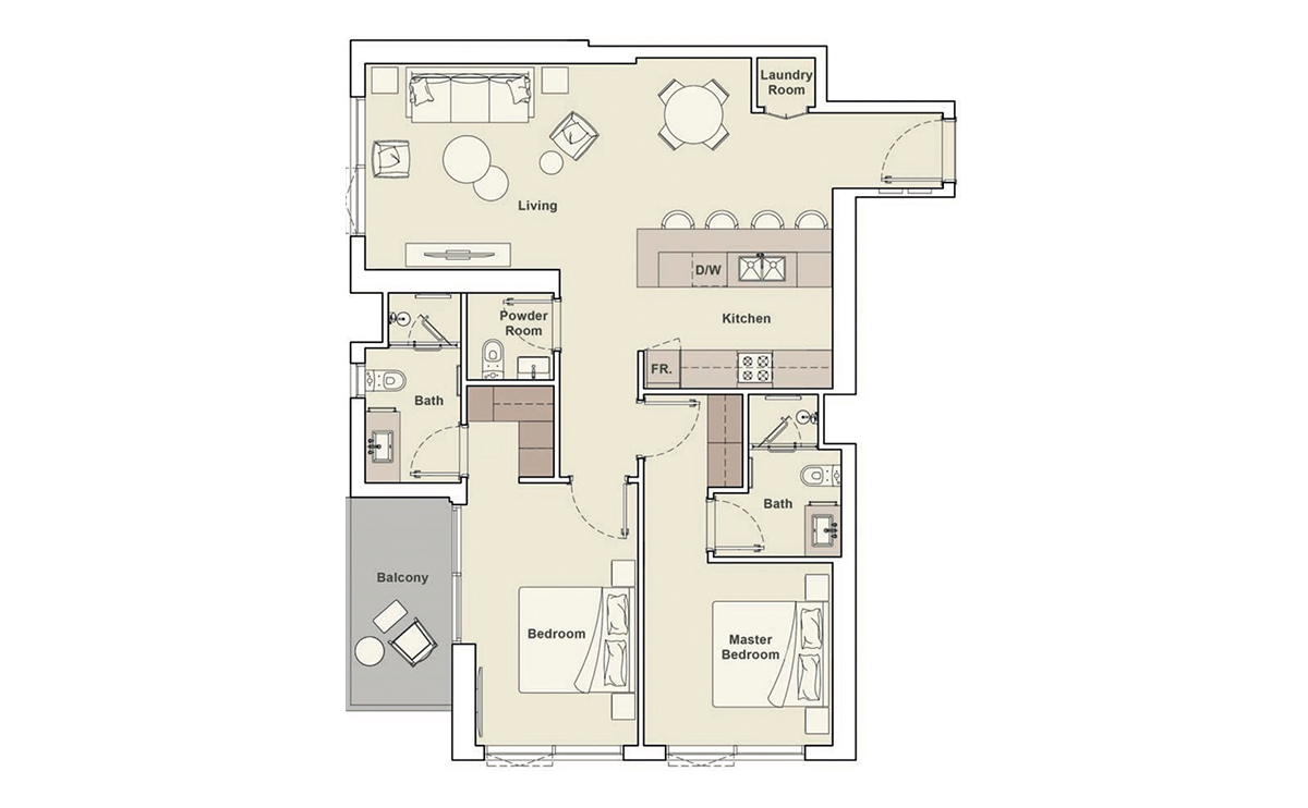 The Portman Apartments in Dubai