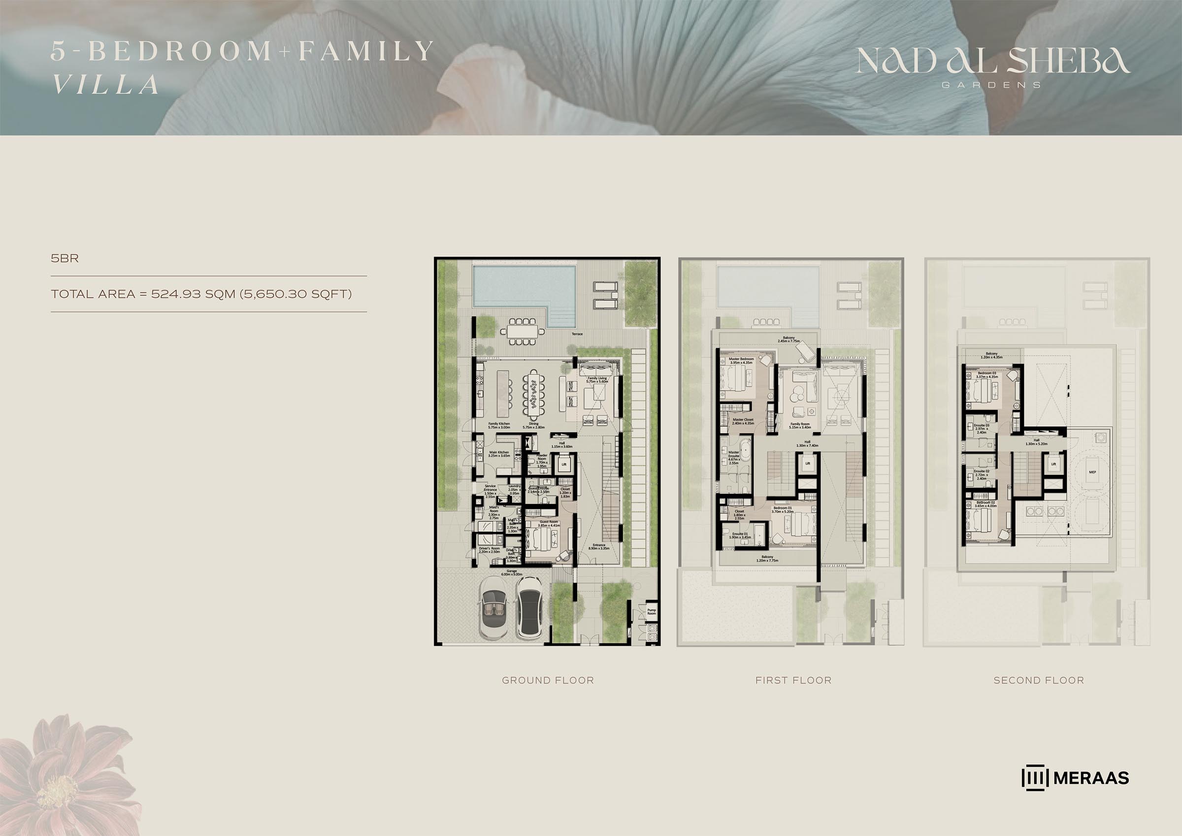 Nad Al Sheba Gardens Phase 7 | Townhouses, Villas in Dubai