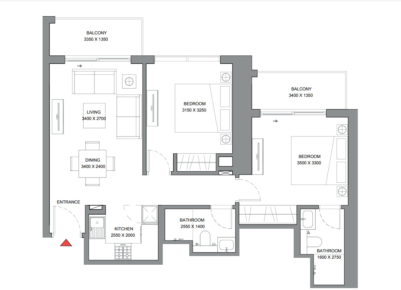 310 Riverside Crescent Apartments in Dubai